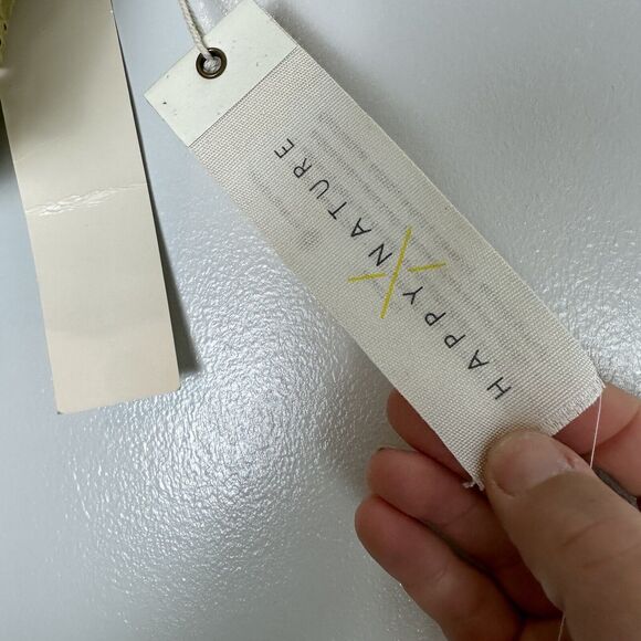 NWT Happy X Nature Kate Hudson Halter Jumpsuit Womens S Eyelet Ruffles Boho - Picture 4 of 12